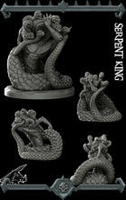 Load image into Gallery viewer, Serpent King - Rattle Wargaming Miniatures Monster Rocket Pig Games D&amp;D, DnD