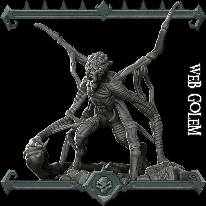 Web Golem - Wargaming Miniatures Monster Rocket Pig Games D&D, DnD
