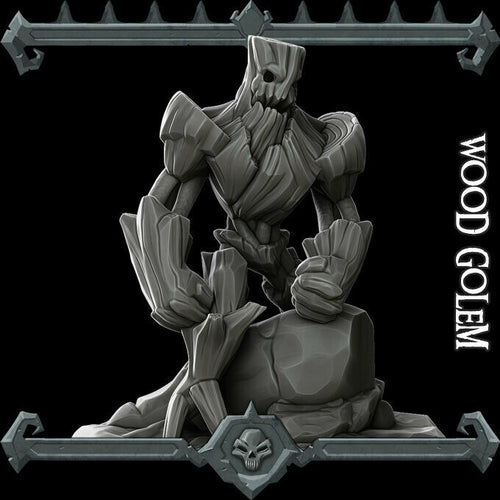 Wood Golem - Miniatures Monster Rocket Pig Games D&D, DnD