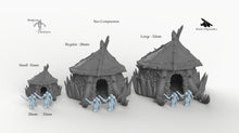Load image into Gallery viewer, Orc Tusk Hut - 15mm 28mm 32mm Rocket Pig Games Wargaming Terrain Scatter D&amp;D DnD
