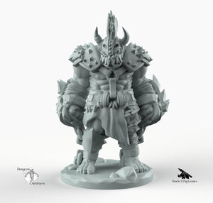 Orc Gladiator - Miniatures Monster Rocket Pig Games D&D, DnD