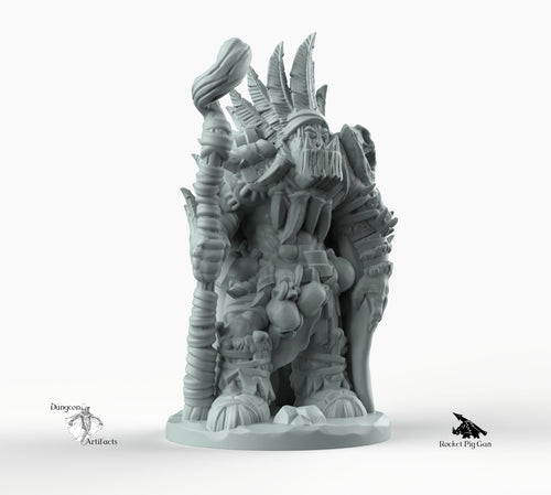 Orc Shaman - Miniatures Monster Rocket Pig Games D&D, DnD