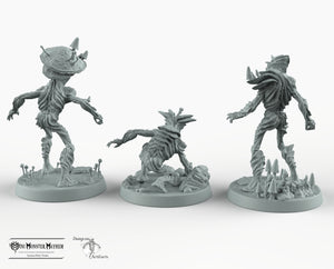 Myconid Watchers - Mushroom People Mini Monster Mayhem Wargaming Miniatures Games D&D DnD
