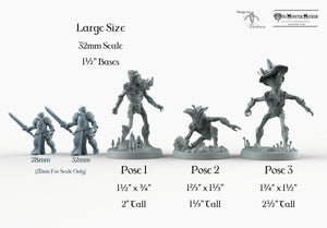 Myconid Watchers - Mushroom People Mini Monster Mayhem Wargaming Miniatures Games D&D DnD