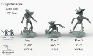 Myconid Watchers - Mushroom People Mini Monster Mayhem Wargaming Miniatures Games D&D DnD