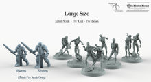 Load image into Gallery viewer, Zombie Horde - Mini Monster Mayhem Wargaming Miniatures Games Undead D&amp;D DnD