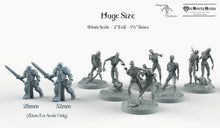 Load image into Gallery viewer, Zombie Horde - Mini Monster Mayhem Wargaming Miniatures Games Undead D&amp;D DnD