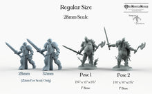 Load image into Gallery viewer, Masochistic Plate Death Knight - Mini Monster Mayhem Wargaming Miniatures Games Horror D&amp;D DnD