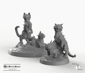 Dino Kitty - Dinosaur Kittens Mini Monster Mayhem Wargaming Miniatures Games D&D DnD