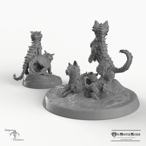 Dino Kitty - Dinosaur Kittens Mini Monster Mayhem Wargaming Miniatures Games D&D DnD