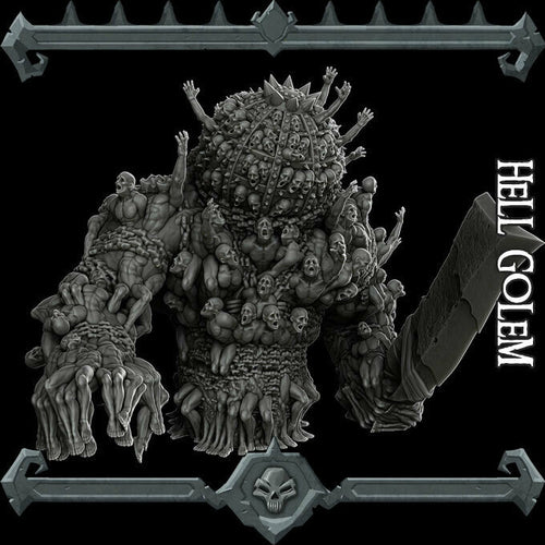 Hell Golem - Wargaming Miniatures Monster Rocket Pig Games D&D DnD