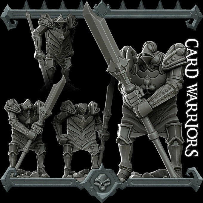 Card Warriors - Wargaming Miniatures Rocket Pig Games D&D DnD