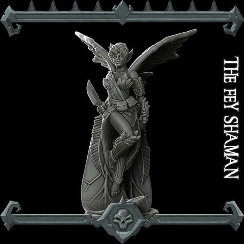 Fey Shaman - Wargaming Miniatures Rocket Pig Games D&D DnD Fairy