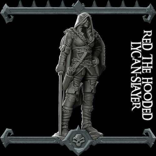 Red the Hooded Lycan Slayer - Wargaming Miniatures Rocket Pig Games D&D DnD