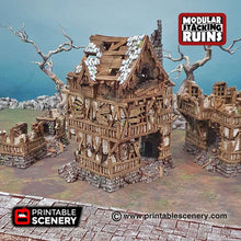 Load image into Gallery viewer, Squatter Townhouse - 15mm 28mm 32mm Shadowfey D&amp;D DnD