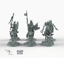 Load image into Gallery viewer, Draugr Cavalry - Barrow Wights - Asgard Rising Skeleton Army Wargaming Undead Miniatures D&amp;D DnD