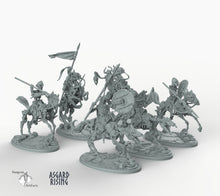 Load image into Gallery viewer, Draugr Cavalry - Barrow Wights - Asgard Rising Skeleton Army Wargaming Undead Miniatures D&amp;D DnD