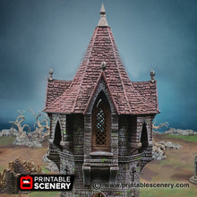 Load image into Gallery viewer, Arcanist&#39;s Tower - 15mm 28mm 32mm Shadowfey D&amp;D DnD Arcanist