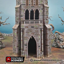 Load image into Gallery viewer, Arcanist&#39;s Tower - 15mm 28mm 32mm Shadowfey D&amp;D DnD Arcanist