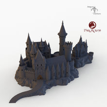 Load image into Gallery viewer, Dracul Castle Complete - 15mm 28mm 32mm Dark Realms Medieval Scenery Wargaming Terrain Scatter D&amp;D DnD