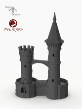 Load image into Gallery viewer, Dracul Tall Towers - 15mm 28mm 32mm Dracula Dark Realms Medieval Scenery Mansion Wargaming Terrain Scatter D&amp;D DnD