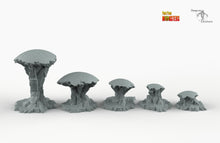 Load image into Gallery viewer, Alien Ruin Spheres - Print Your Monsters Fantastic Plants and Rocks Resin Terrain Wargaming D&amp;D DnD