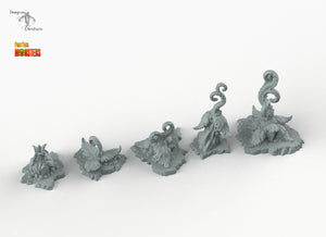 Alien Tentacle Plants - Print Your Monsters Fantastic Plants and Rocks Resin Terrain Wargaming D&D DnD