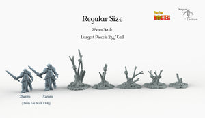 Cannibal Feast Branches - Print Your Monsters Fantastic Plants and Rocks Resin Terrain Wargaming D&D DnD