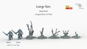 Cannibal Feast Branches - Print Your Monsters Fantastic Plants and Rocks Resin Terrain Wargaming D&D DnD