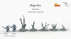 Cannibal Feast Branches - Print Your Monsters Fantastic Plants and Rocks Resin Terrain Wargaming D&D DnD