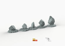 Load image into Gallery viewer, Demonic Basalt - Print Your Monsters Fantastic Plants and Rocks Resin Terrain Wargaming D&amp;D DnD