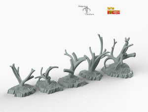 Fantasy Trees - Print Your Monsters Fantastic Plants and Rocks Resin Terrain Wargaming D&D DnD
