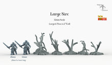 Load image into Gallery viewer, Fantasy Trees - Print Your Monsters Fantastic Plants and Rocks Resin Terrain Wargaming D&amp;D DnD