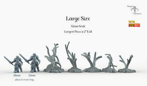 Fantasy Trees - Print Your Monsters Fantastic Plants and Rocks Resin Terrain Wargaming D&D DnD