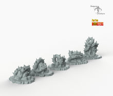 Load image into Gallery viewer, Giant Brambles - Print Your Monsters Fantastic Plants and Rocks Resin Terrain Wargaming D&amp;D DnD