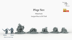 Giant Brambles - Print Your Monsters Fantastic Plants and Rocks Resin Terrain Wargaming D&D DnD