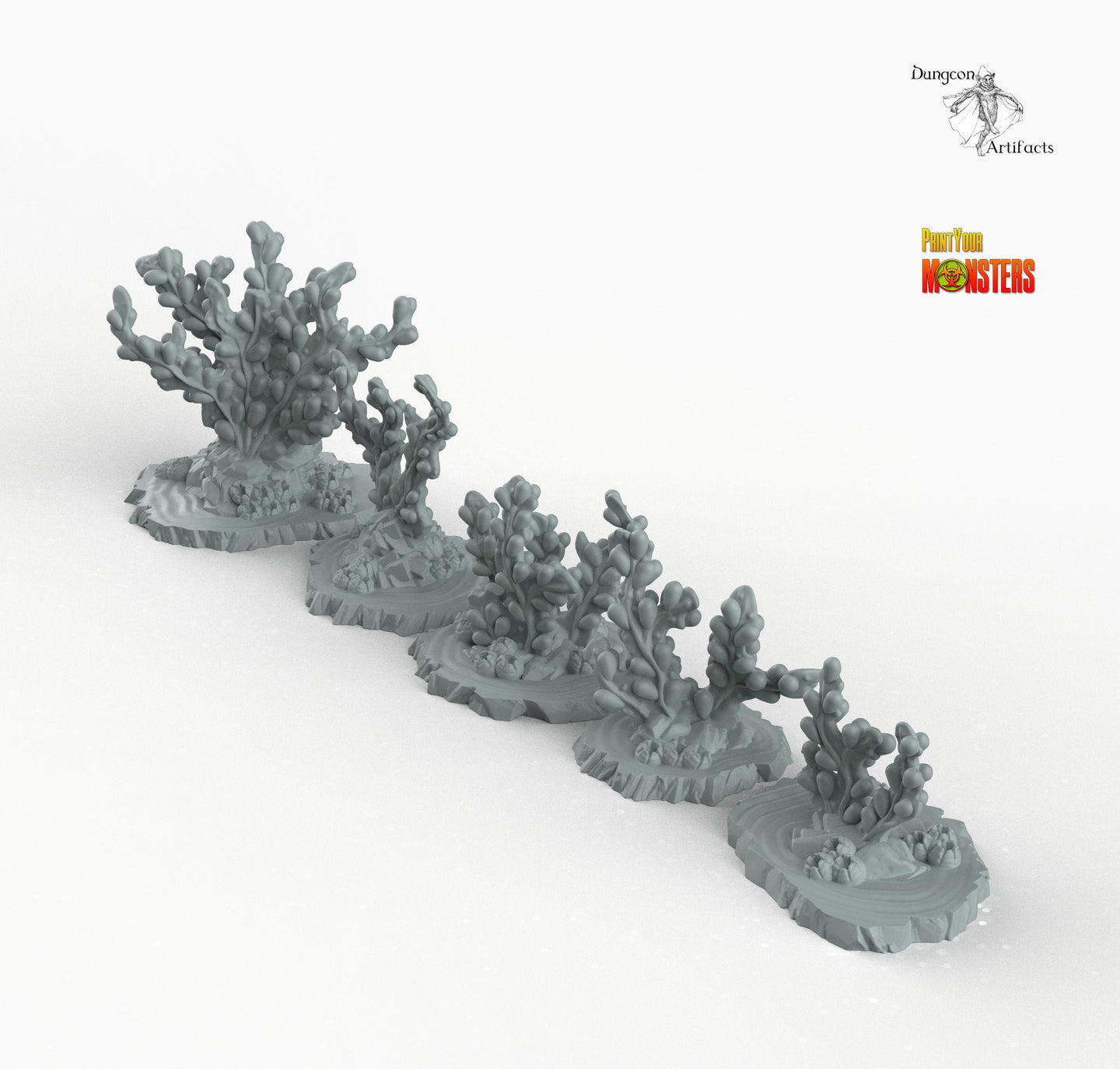 Kelp - Seaweed - Giant Brown Algae - Print Your Monsters Fantastic Plants and Rocks Terrain Wargaming D&D DnD