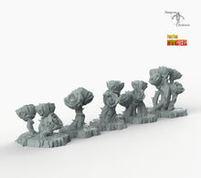 Load image into Gallery viewer, Giant Mystic Roses - Print Your Monsters Fantastic Plants and Rocks Resin Terrain Wargaming D&amp;D DnD
