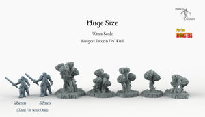 Giant Mystic Roses - Print Your Monsters Fantastic Plants and Rocks Resin Terrain Wargaming D&D DnD
