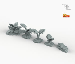 Green Monstera - Print Your Monsters Fantastic Plants and Rocks Resin Terrain Wargaming D&D DnD