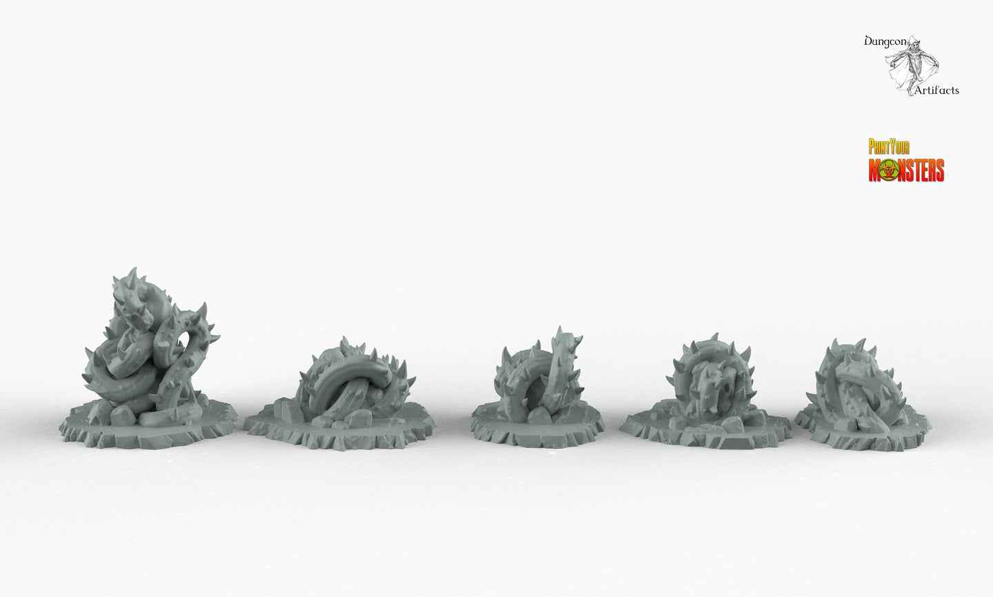 Giant Brambles - Print Your Monsters Fantastic Plants and Rocks Resin Terrain Wargaming D&D DnD
