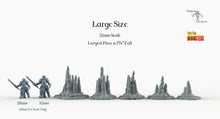 Load image into Gallery viewer, Ice Stalagmites - Print Your Monsters Fantastic Plants and Rocks Resin Terrain Wargaming D&amp;D DnD