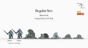 Icy Coral - Print Your Monsters Fantastic Plants and Rocks Resin Terrain Wargaming D&D DnD