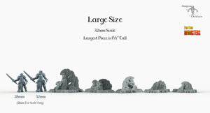 Icy Coral - Print Your Monsters Fantastic Plants and Rocks Resin Terrain Wargaming D&D DnD