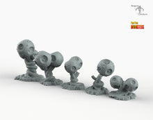 Load image into Gallery viewer, Lightning Balls - Print Your Monsters Fantastic Plants and Rocks Resin Terrain Wargaming D&amp;D DnD