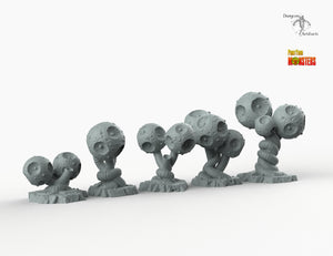 Lightning Balls - Print Your Monsters Fantastic Plants and Rocks Resin Terrain Wargaming D&D DnD