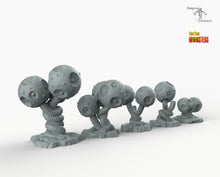 Load image into Gallery viewer, Lightning Balls - Print Your Monsters Fantastic Plants and Rocks Resin Terrain Wargaming D&amp;D DnD