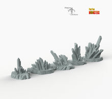 Load image into Gallery viewer, Magic Crystals - Cave Quartz - Print Your Monsters Fantastic Plants and Rocks Terrain Wargaming D&amp;D DnD