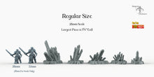 Load image into Gallery viewer, Magic Crystals - Cave Quartz - Print Your Monsters Fantastic Plants and Rocks Terrain Wargaming D&amp;D DnD