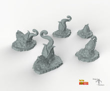 Load image into Gallery viewer, Mutant Plants - Print Your Monsters Fantastic Plants and Rocks Resin Terrain Wargaming D&amp;D DnD